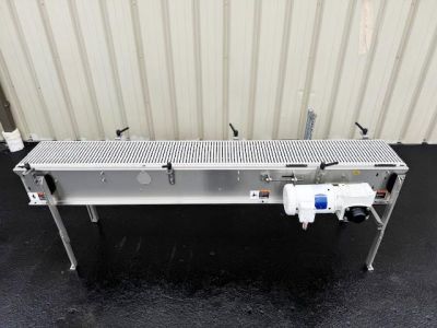 used alliance conveyor stainless steel 12" w x 96" l detail