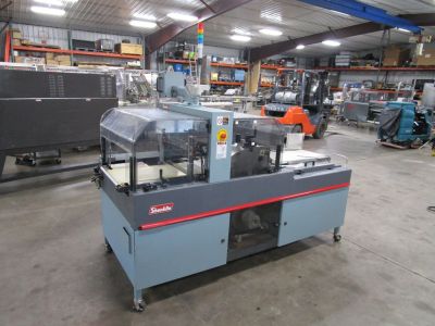 used shanklin shrink wrapper tr1 with shanklin shrink tunnel t71